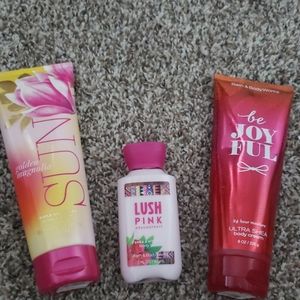 Bath & Body Works - 2 full size creams, 1 trial